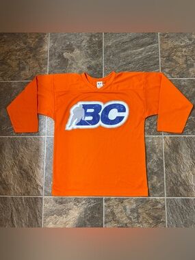 Team BC Hockey Practice Jersey Boys Size X/XL Orange